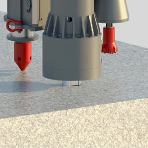 5. Put in the splitter wedge